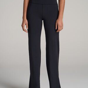 American Tall Balance Wide-Leg Pants for Tall Women in Black Size MM / Extra Tal